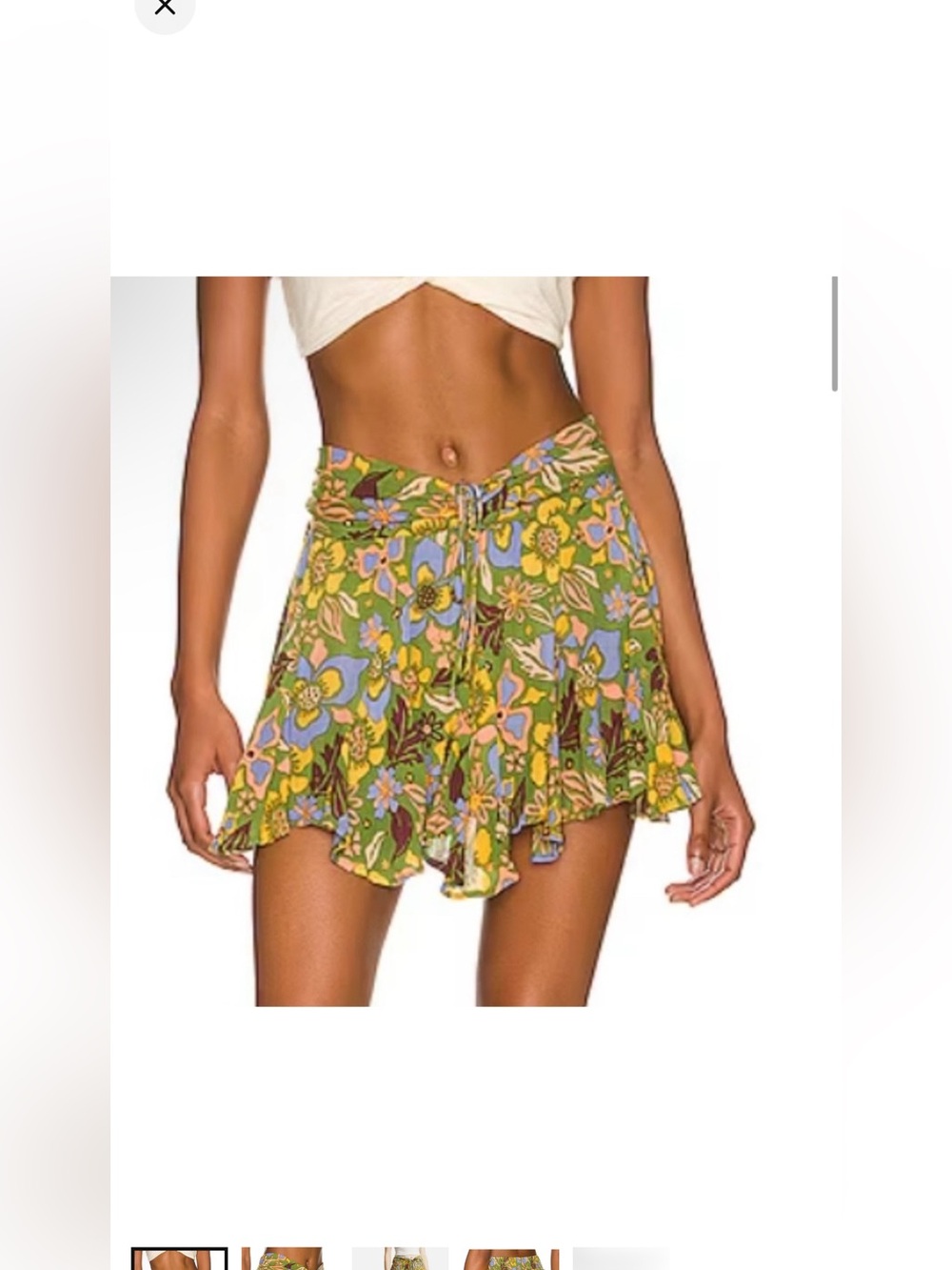 Free People nwt size small Ellie shorts